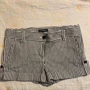 Express striped shorts